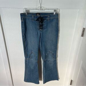 BDG Urban Outfitter Women's 28 Wide-leg Tie Jeans.